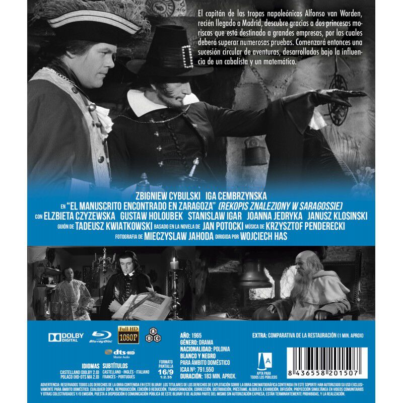 El Manuscrito Encontrado En Zaragoza [blu-ray] ... image number null