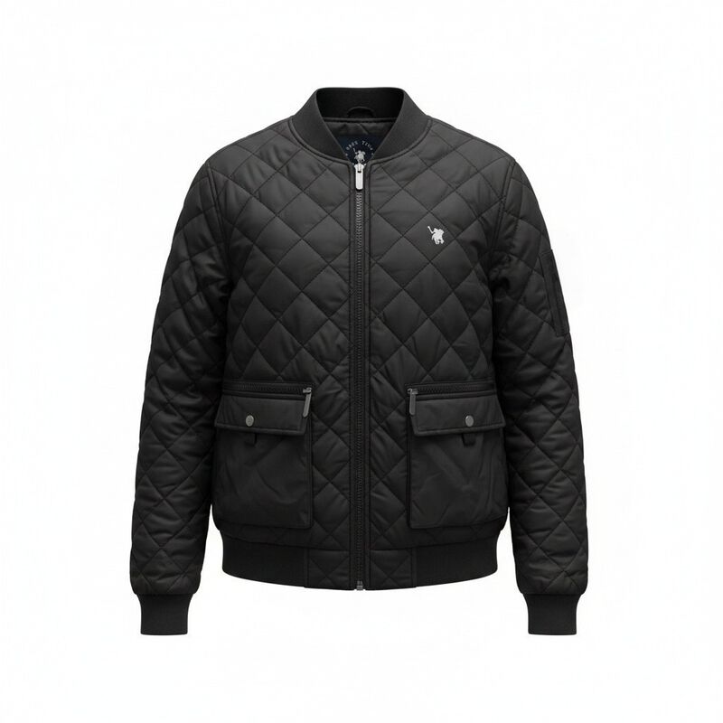 Chamarra Bomber Yorkteam Polo Club Color Negro ... image number null