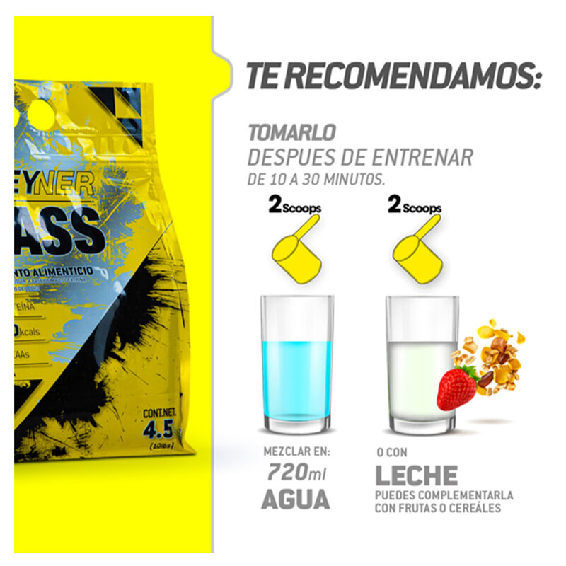 Prote&iacute;na Ganador De Peso Wheyner Mass Mdn Sport... image number null