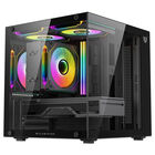 Gabinete Gamer Balam Rush Tank Glow Mini 3500, Micro Atx. Color Negro