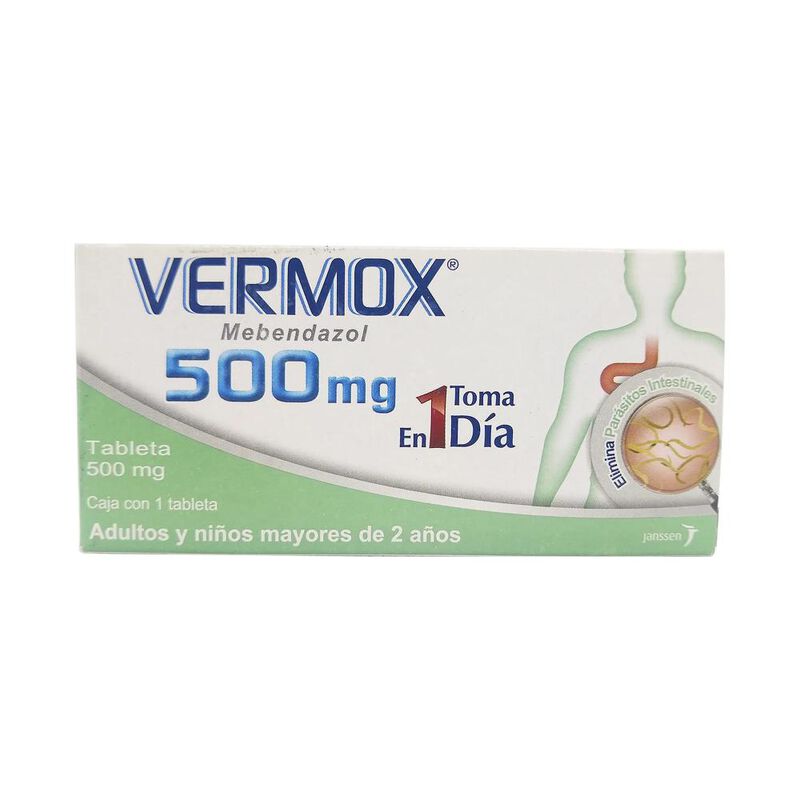 Vermox 500 Mg 1 Tableta(s) image number null