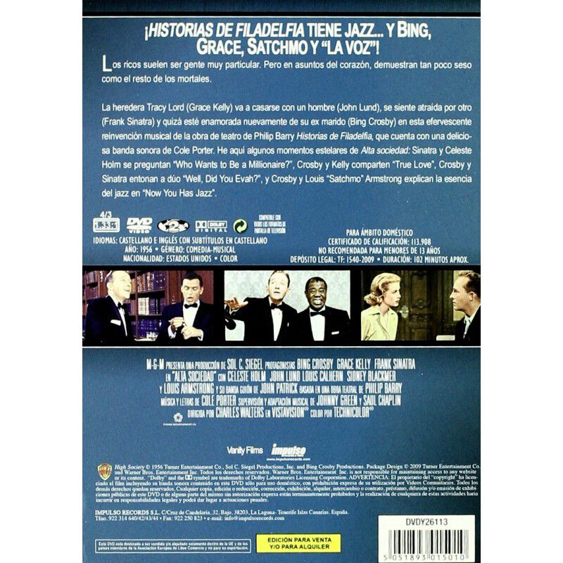 Alta Sociedad [dvd] image number null