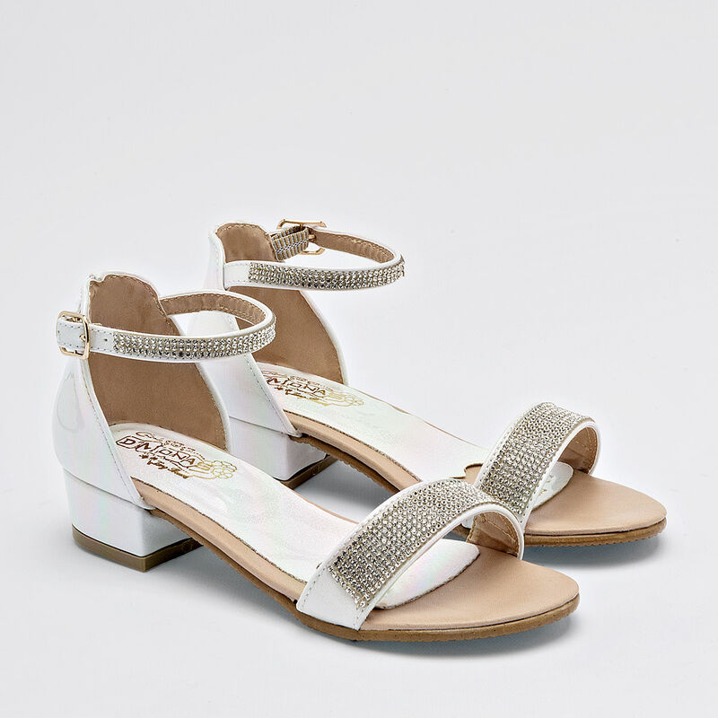 D'Monas Zapato de graduaci&oacute;n para ni&ntilde;a blanco p... image number null