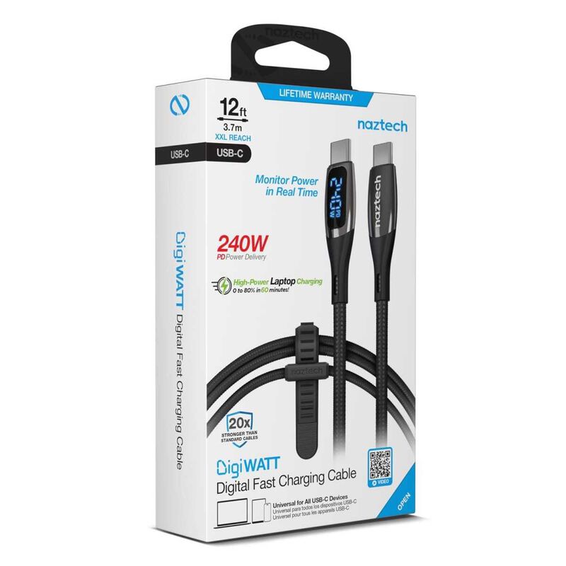 Cable Datos Naztech Digiwatt Usb-c A Usb-c 240w... image number null