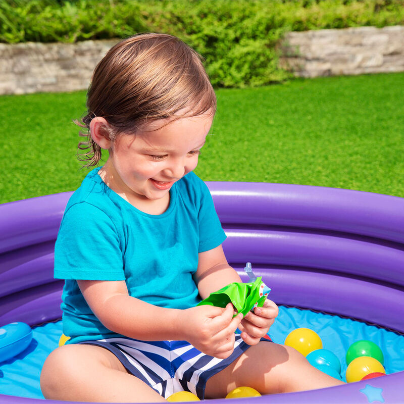 Alberca Redonda 1.02X.25cm con Pelotas 3 Anillo... image number null