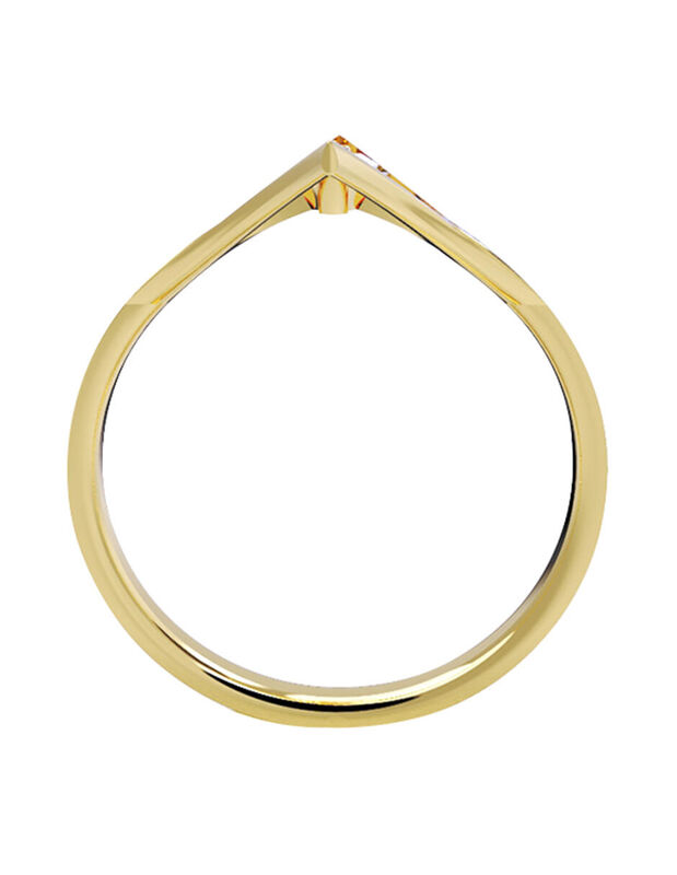 Anillo de Compromiso en Oro de 10K con Circonia... image number null