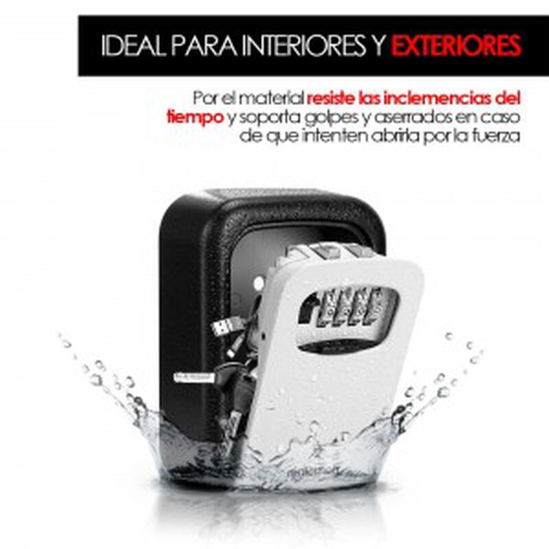 Candado De Combinación Con Caja De Seguridad image number null