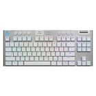 Teclado Gamer Logitech G915 Tkl Mec color Blanco