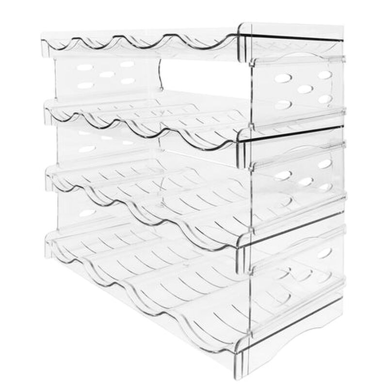 Porta botellas Brandtrendy de pl&aacute;stico 4 nivele... image number null