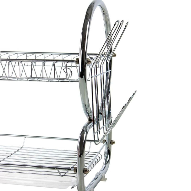 Escurridor de trastes acero cromado Dubai 2 niv... image number null
