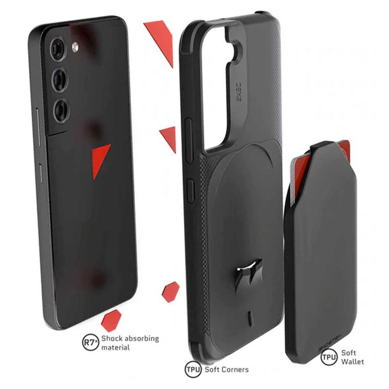 Funda GHOSTEK Exec para Samsung S22 PLUS Negra ... image number null