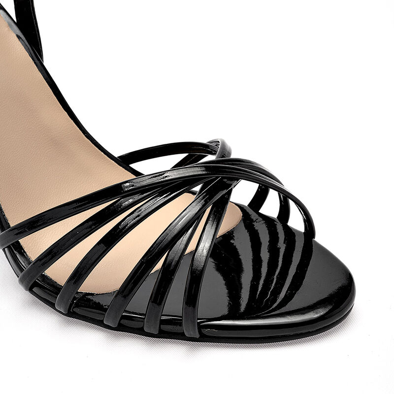 Moramora zapatilla abierta para mujer negro cha... image number null