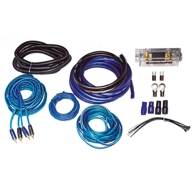 Kit de instalaci&oacute;n de audio para auto calibre 8... image number null