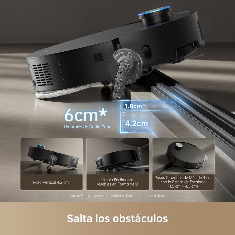 Robot Aspiradora y Trapeador Dreame X50 Ultra image number null