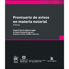 Prontuario de avisos en materia notarial 3° Edición