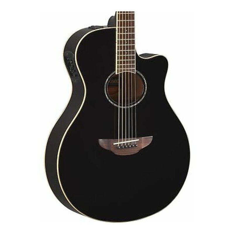 Guitarra Electro-ac&uacute;stica Yamaha Apx600 Bl Negr... image number null