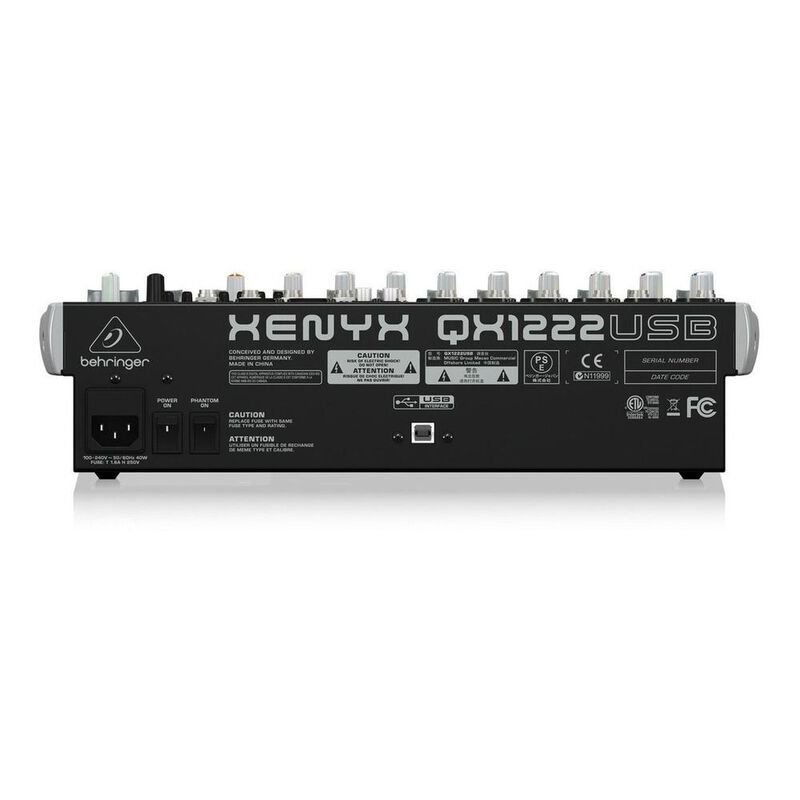 Behringer Mezcladora Qx1222usb 12 Canales Inter... image number null