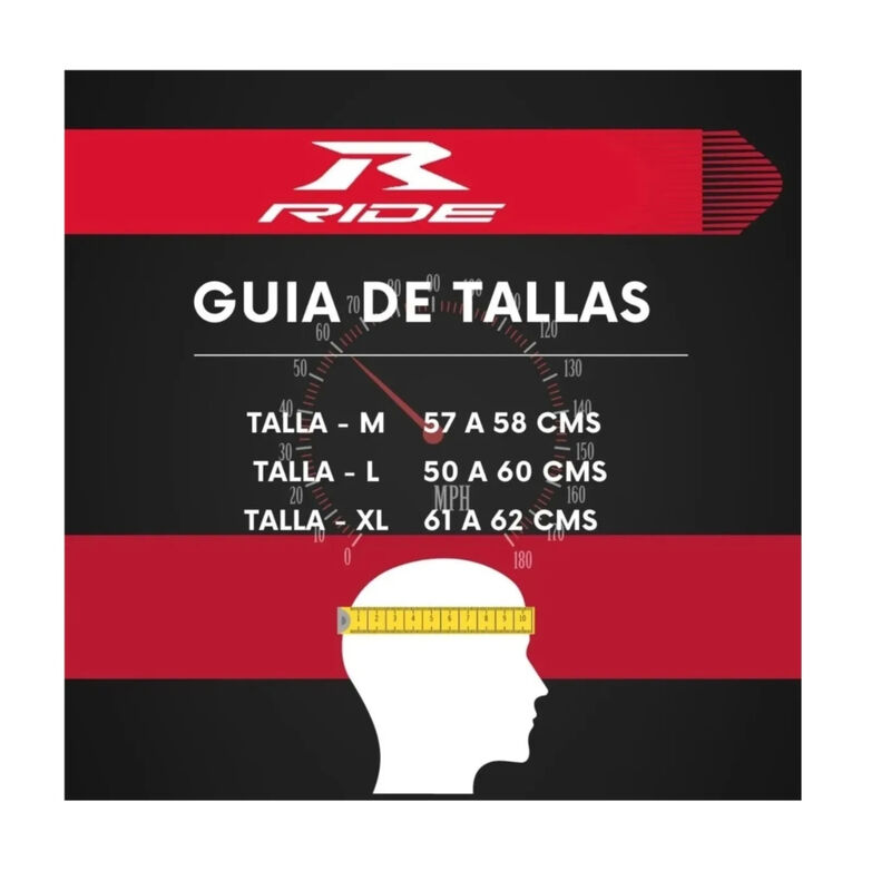 Casco Motociclista Abatible Tour Hr Ride Line S... image number null