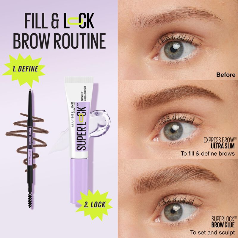 Gel Para Cejas Maybelline Super Lock Brow Glue,... image number null