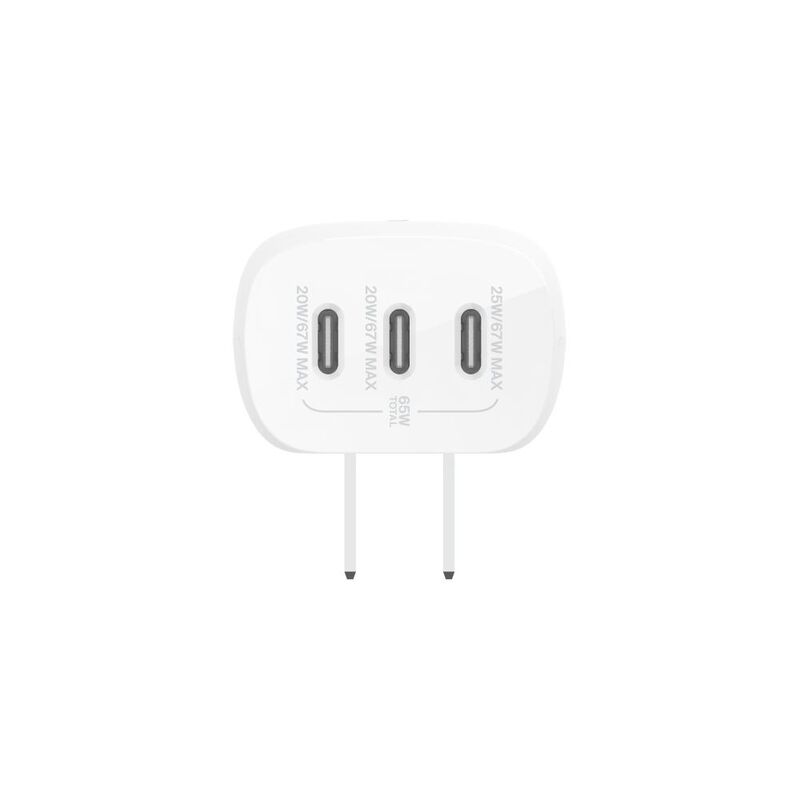 Cargador Belkin de Pared 3 Puertos USB-C Blanco image number null