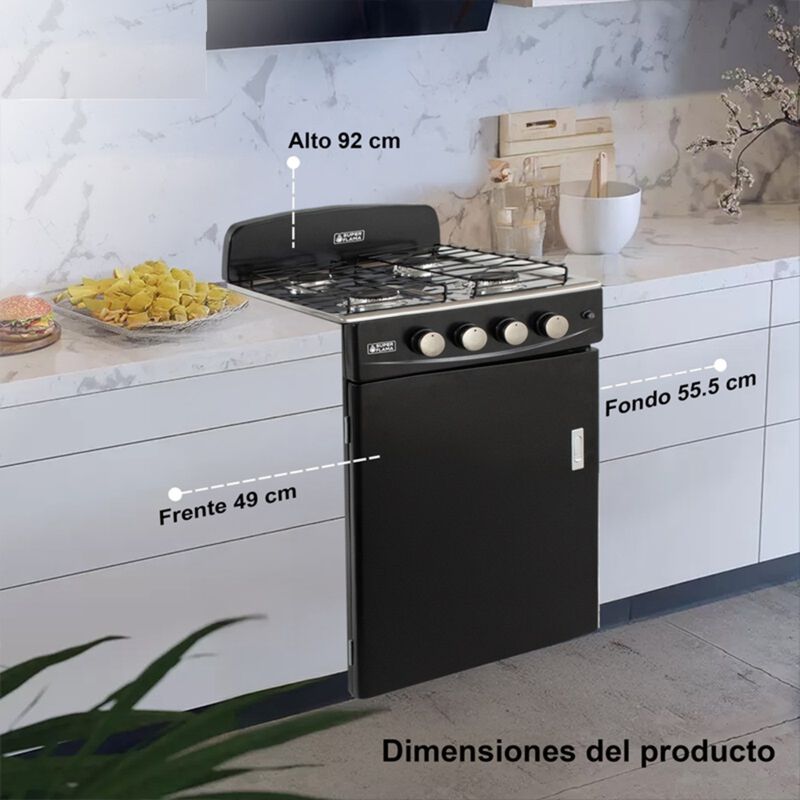 Parrilla De Gas Super Flama Ana Gab Con Gabinet... image number null