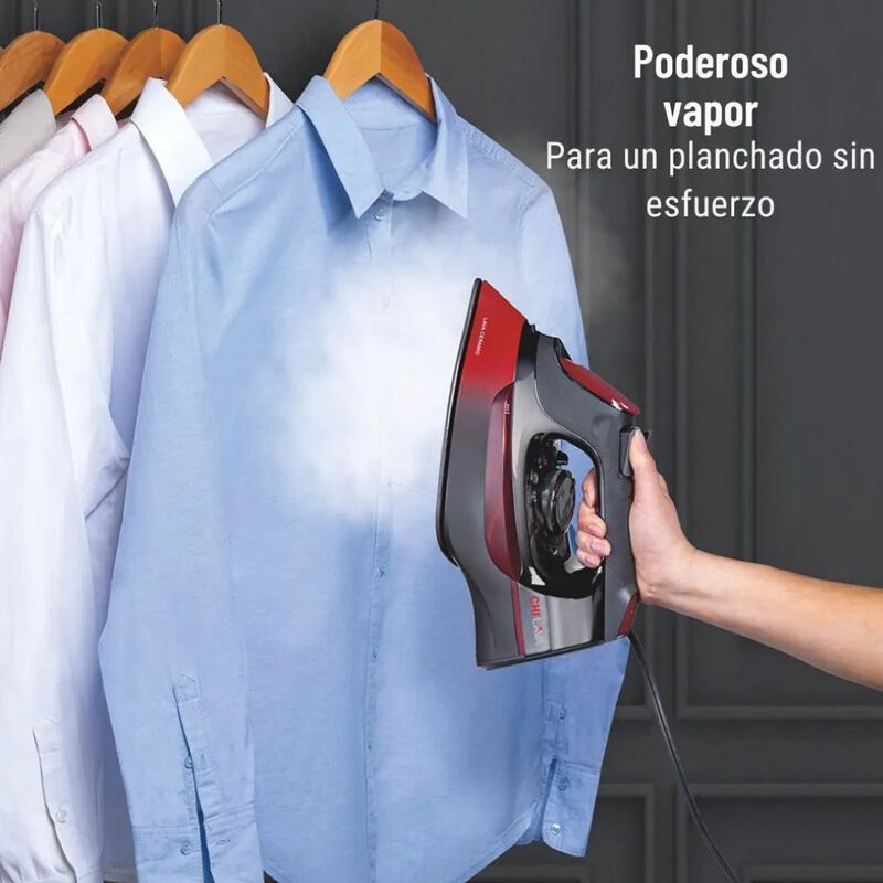 Plancha Para Ropa Chi Steam Suela De Cer&aacute;mica L... image number null