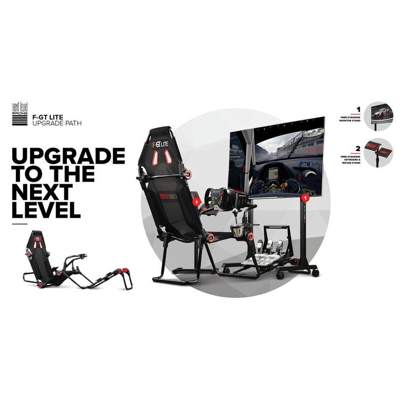 Asiento simulador plegable gaming Racing F-GT L... image number null