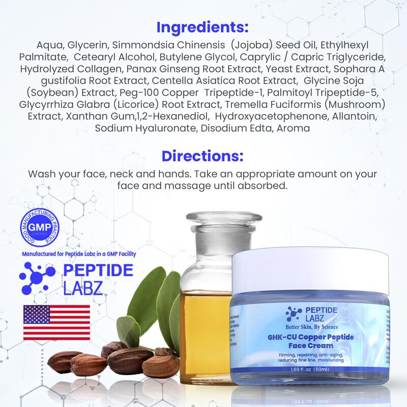 Crema Facial Peptidelabz Copper Peptide Ghk-cu ... image number null