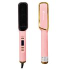 Cepillo Alisador para Cabello, Calentamiento R&aacute;pido, Con Clips y Liga Incluidos (Rosa) Bluelander