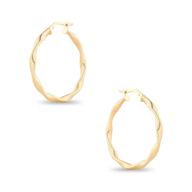 Arracadas De Oro Amarillo 14K (25Mm Aprox) image number null