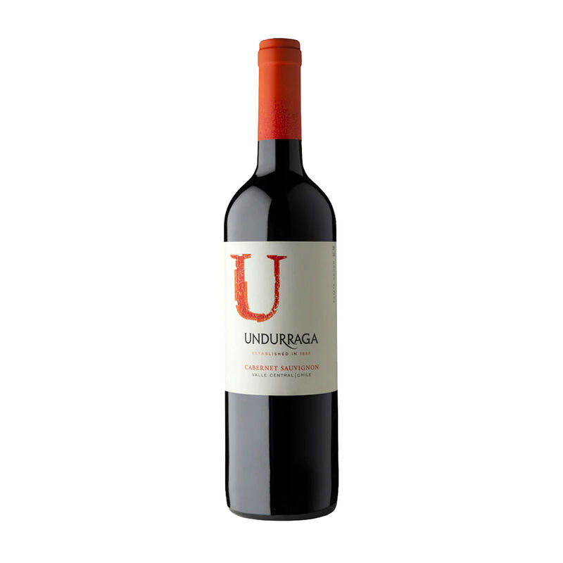 Vino Tinto Cabernet Sauvignon Undurraga 375ml image number null