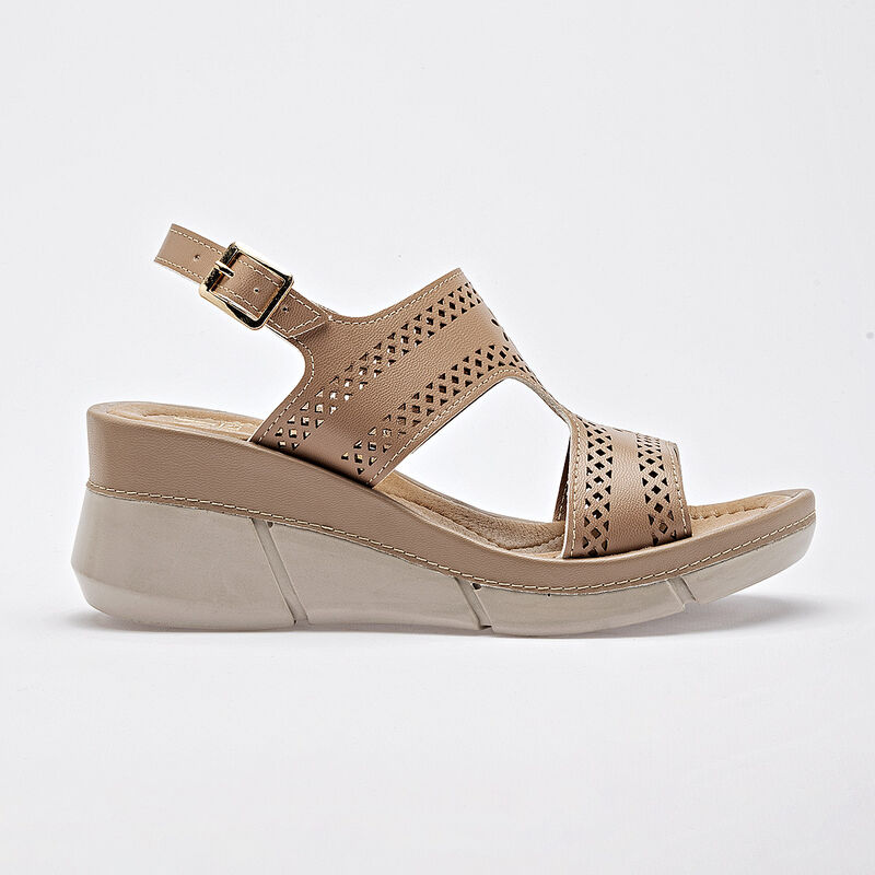 Maxim sandalia cu&ntilde;a para mujer beige cod 140611... image number null