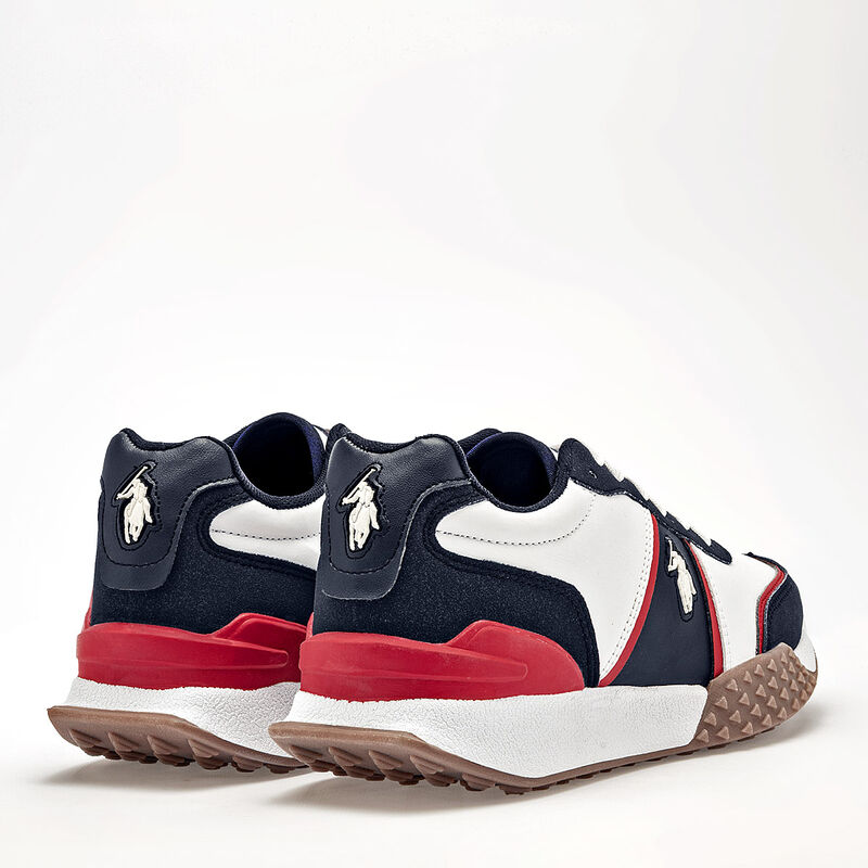 Polo exchange tenis para hombre blanco marino c... image number null