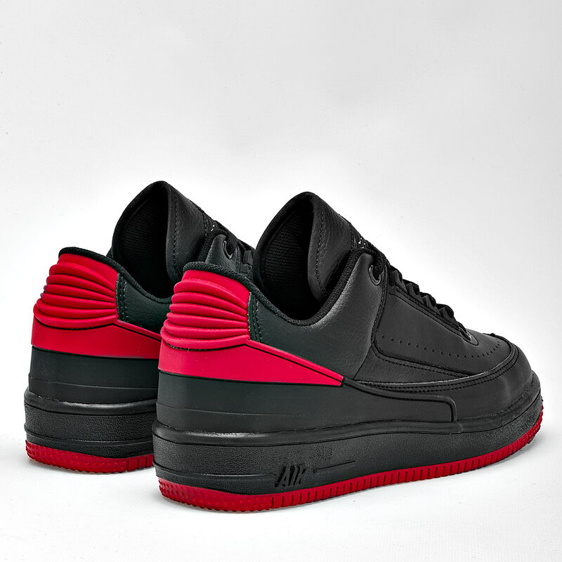 American Fire Tenis urbano para joven negro roj... image number null