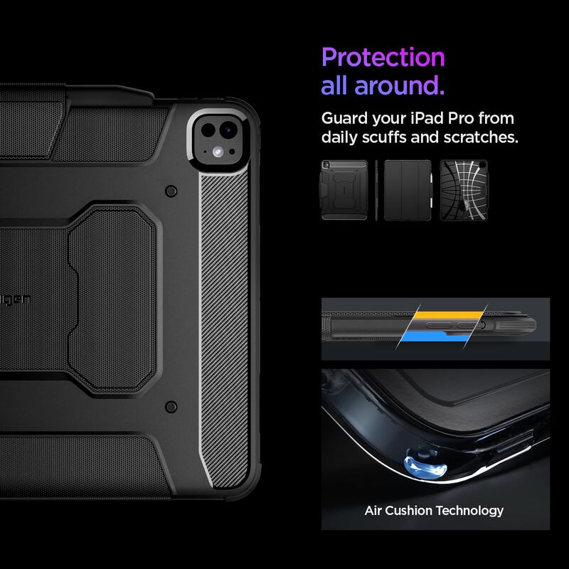 Funda Spigen Rugged Armor Pro Para Ipad Pro De ... image number null