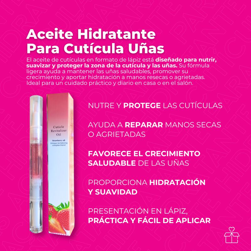 Aceite para Cut&iacute;culas Hidratante para U&ntilde;as 24 P... image number null
