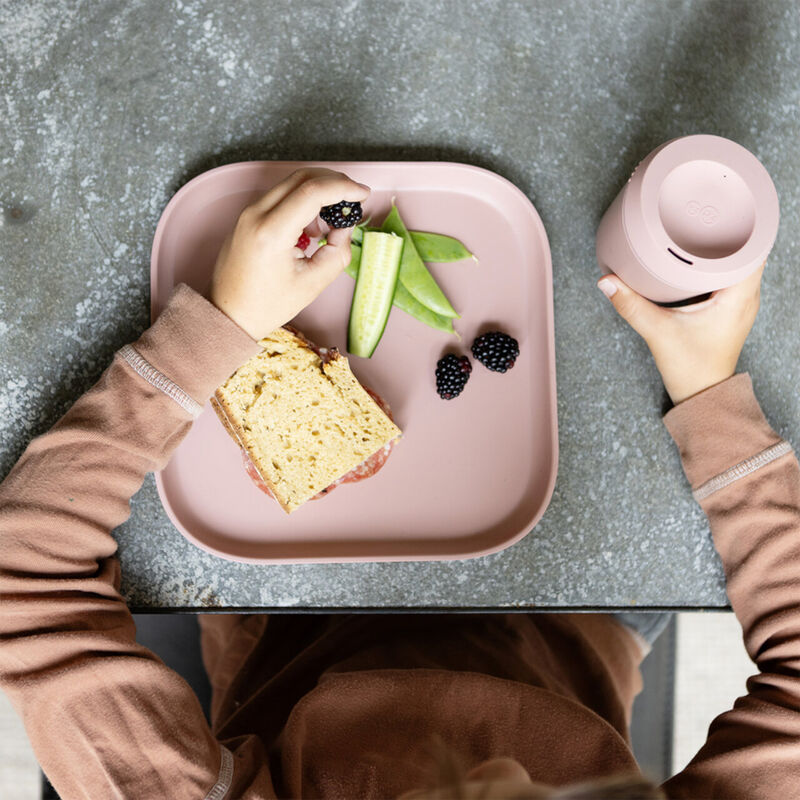 SET DE PLATOS B&Aacute;SICO 5+ ROSA BLUSH image number null