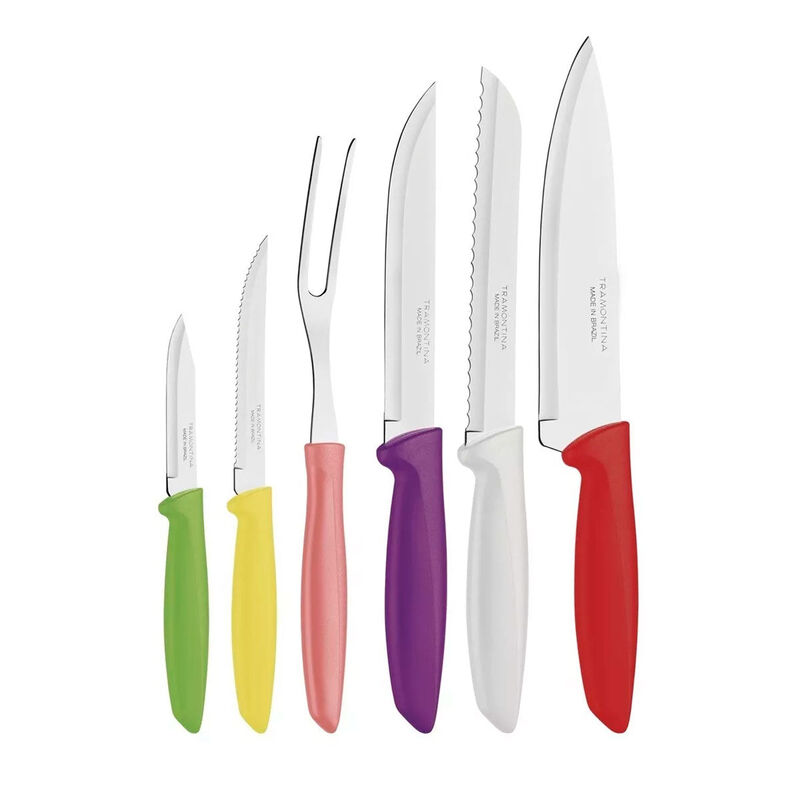 Tramontina Juego De Cuchillos De Cocina Colores... image number null