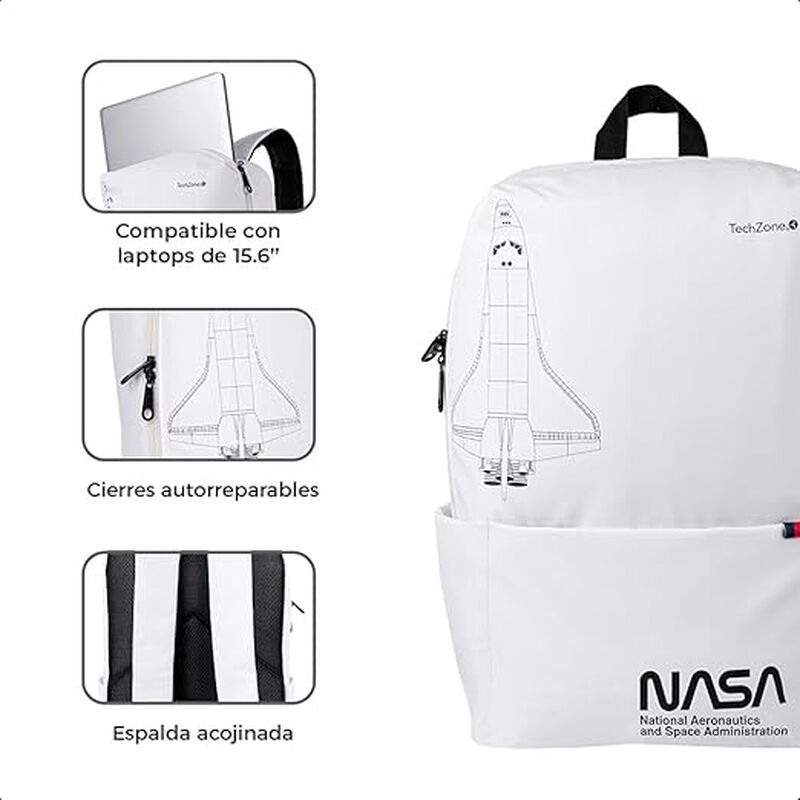TechZone Mochila Edición NASA Backpack Para Lap... image number null
