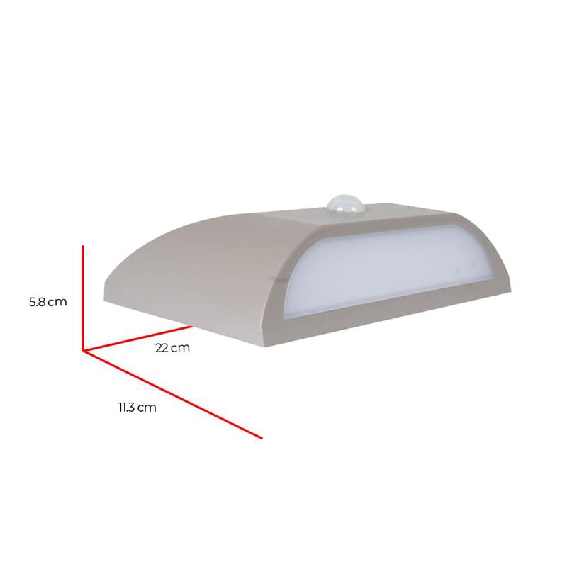 Arbotante Led De 5 W Con Sensor image number null