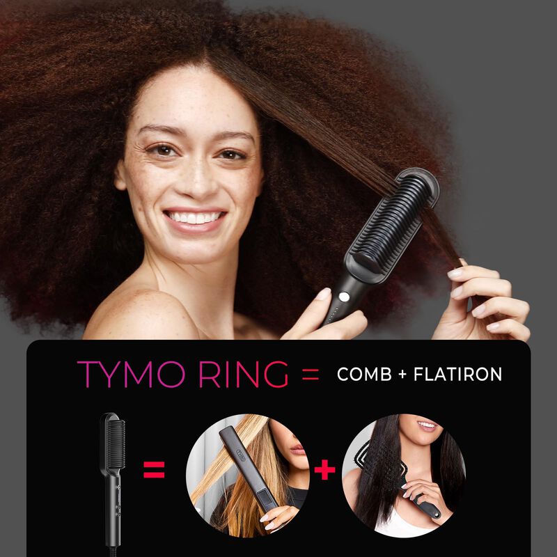 Cepillo Alisador De Pelo Tymo Ring, 5 Temperatu... image number null