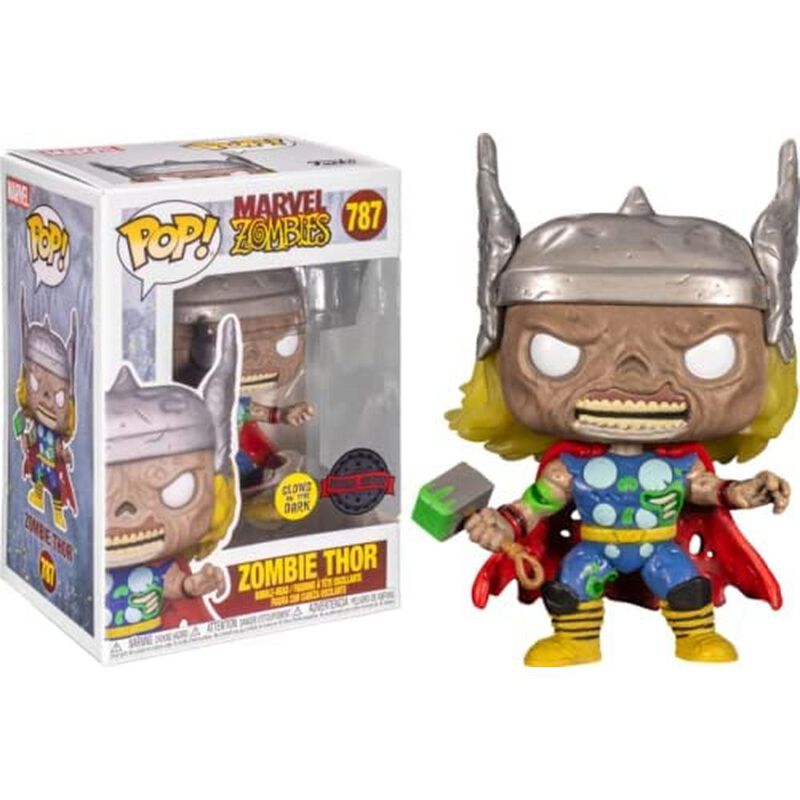 Funko POP! Marvel Zombies Zombie Thor. brilla e... image number null