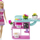 Mu&ntilde;eca Barbie Florist De Playset Con Estaci&oacute;n Para Hacer Flores, 3 Unidades