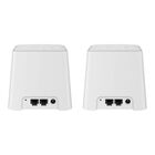 Sistema Smart Wi-Fi* 6 MESH doble AX1500 2,4 GHz y 5 GHz, hasta 30 m de alcance por m&oacute;dulo