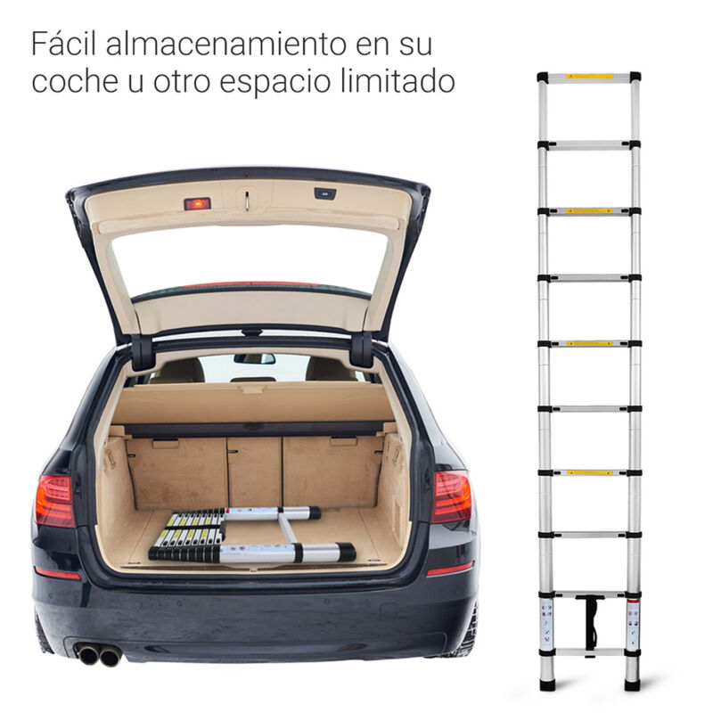 Escalera Telescópica Multiusos de 2.9 m image number null