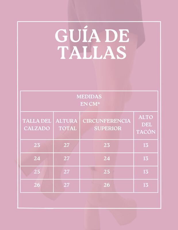 BOTIN DE PLATAFORMA PARA MUJER MALABIS BOT-1021... image number null