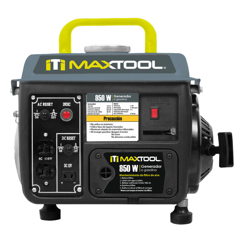 Generador Electrico Maxtool Portatil a Gasolina... image number null
