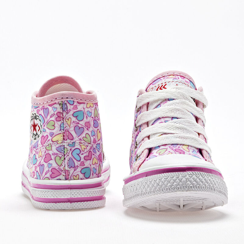 Koby Star Tenis para beb&eacute; ni&ntilde;a blanco multicolo... image number null