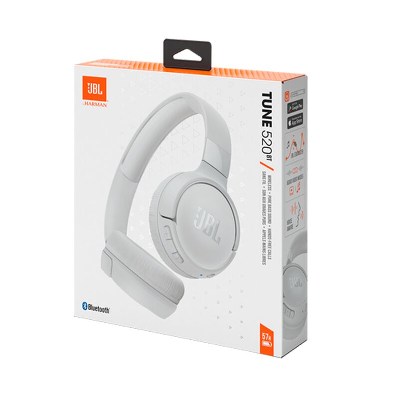 Aud&iacute;fonos Jbl Tune 520 On Ear Bluetooth Blanco image number null