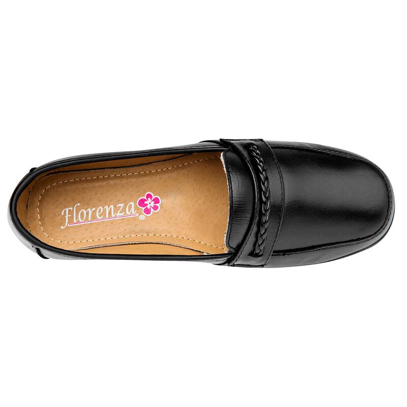 Florenza Zapato de horma c&oacute;moda para mujer negr... image number null